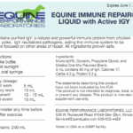 Equine Immune Repair Liquid label